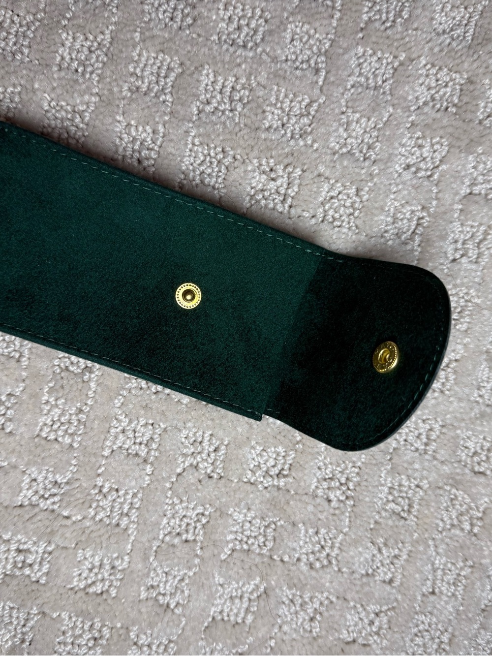 ROLEX | RARE Green Suede Watch Service Travel Pouch - Picture 3 of 7